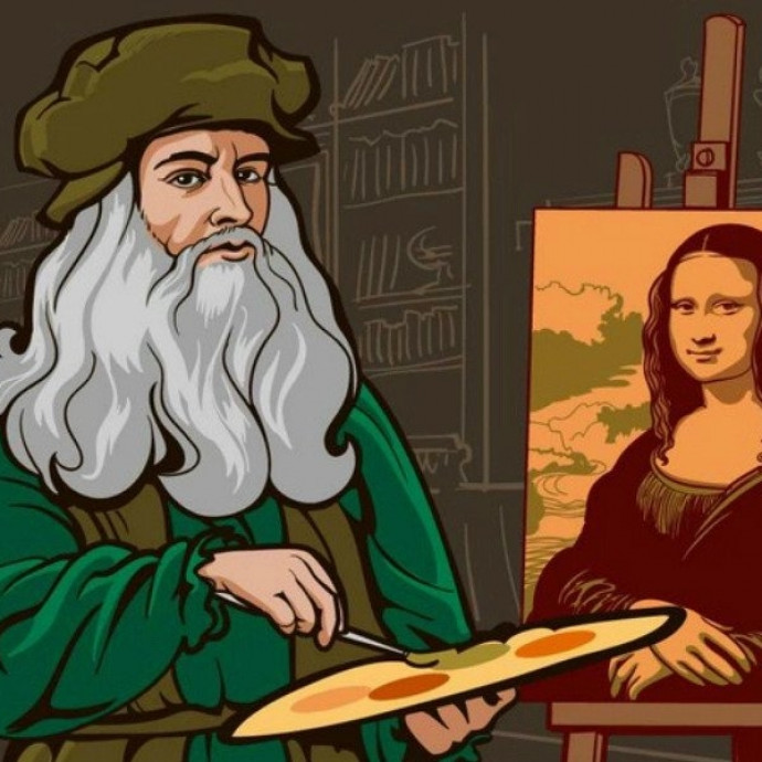 Видеоролик "35 интересных фактов о Леонардо да Винчи"
